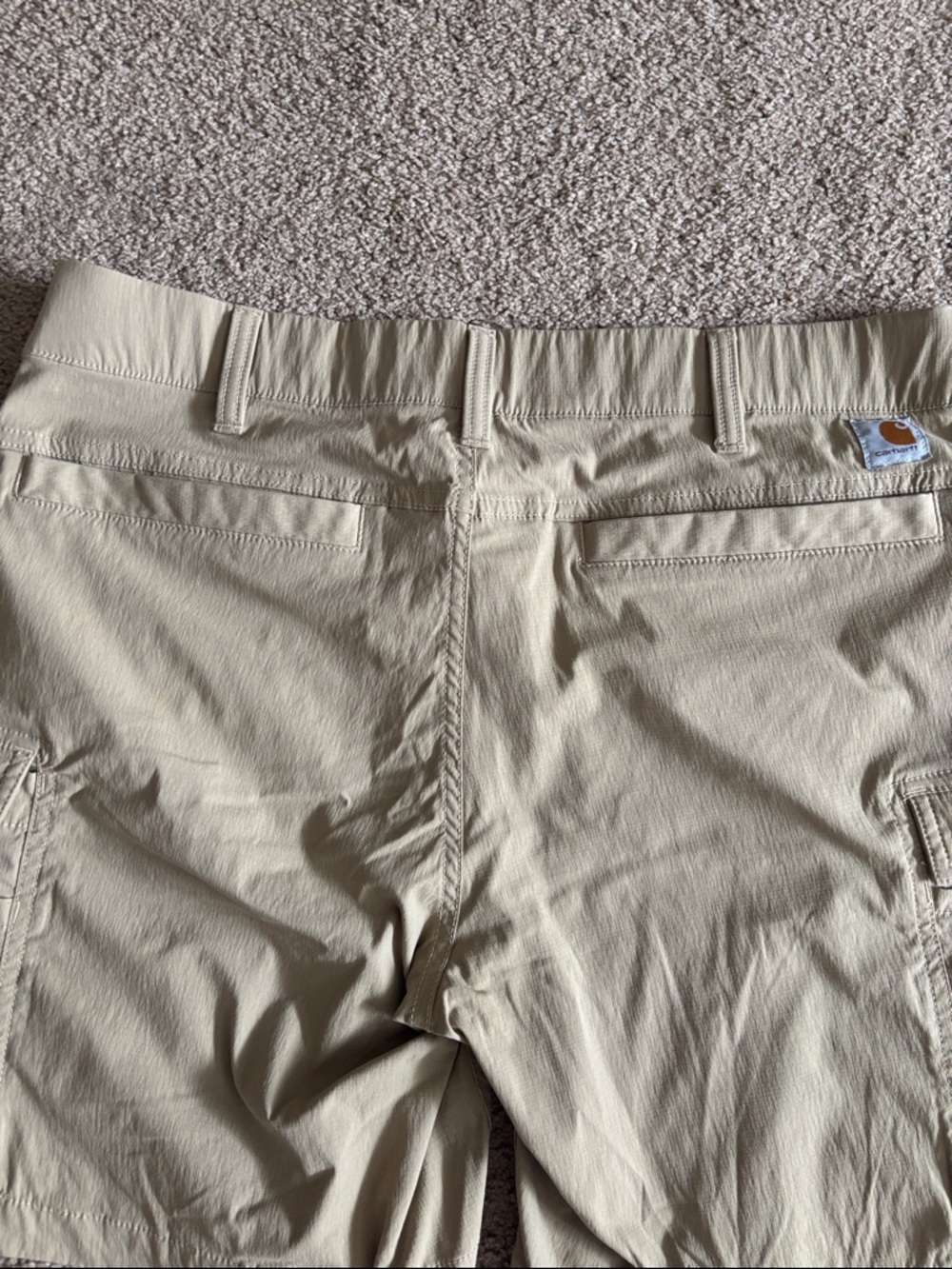 Carhartt Shorts straight fit sz 10, like new, khaki - Picture 5 of 6